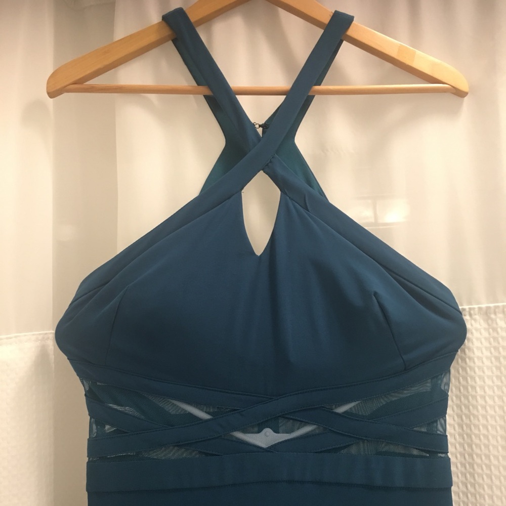 Morgan & Co Green Prom Dress/Gown size 13